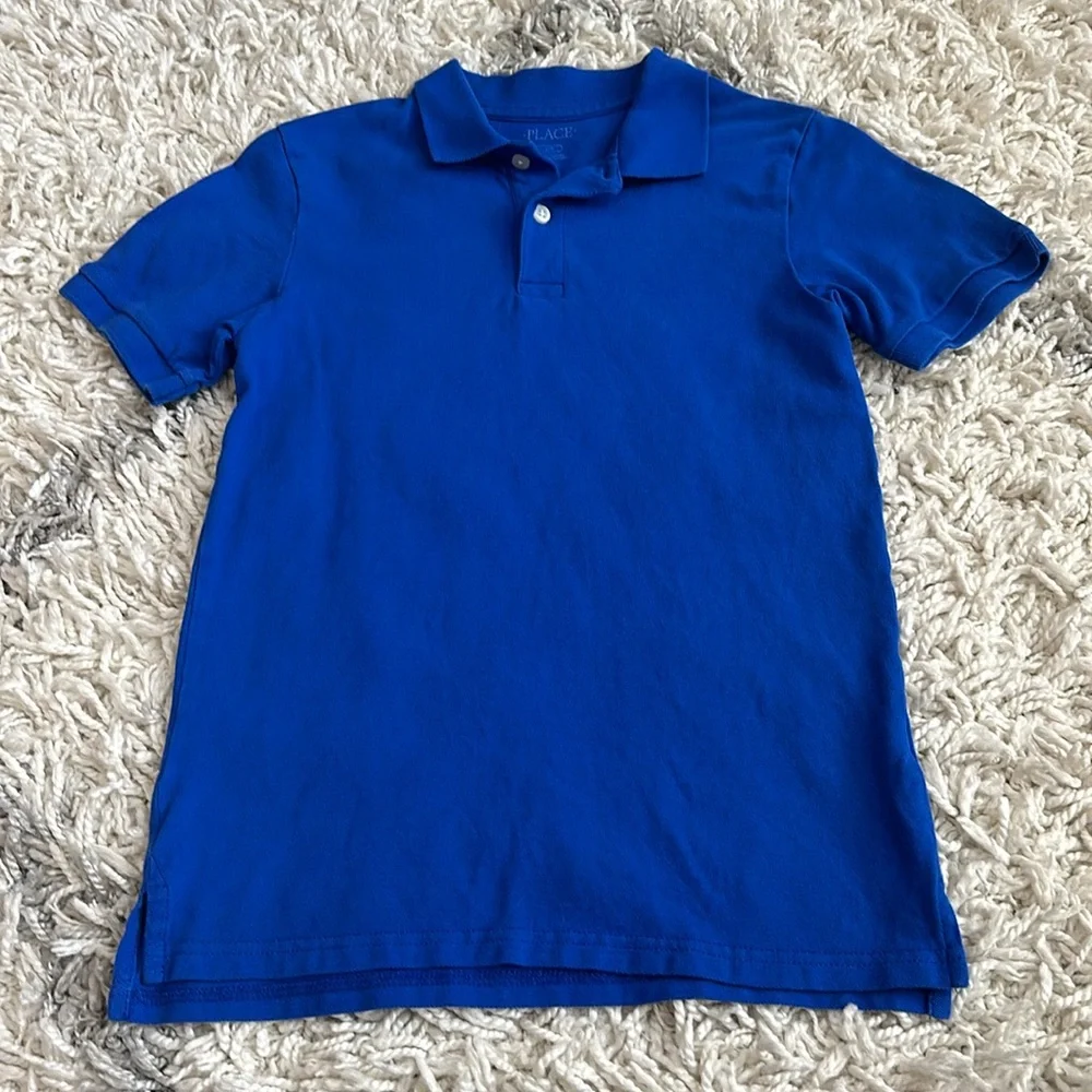 The Children’s Place Polo Blue Short Sleeve Shirt
